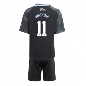 Dětské fotbalový komplet Aston Villa Ollie Watkins #11 Venkovní košile 2025-26 Krátkým Rukávem